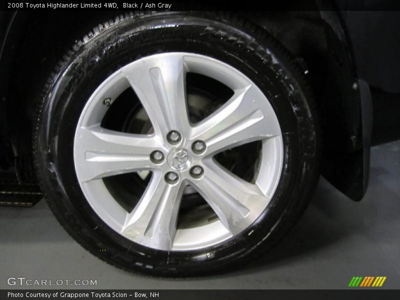 Black / Ash Gray 2008 Toyota Highlander Limited 4WD