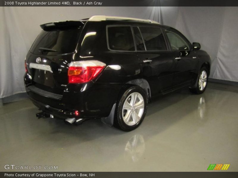Black / Ash Gray 2008 Toyota Highlander Limited 4WD