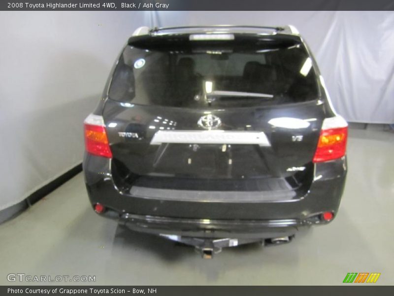 Black / Ash Gray 2008 Toyota Highlander Limited 4WD