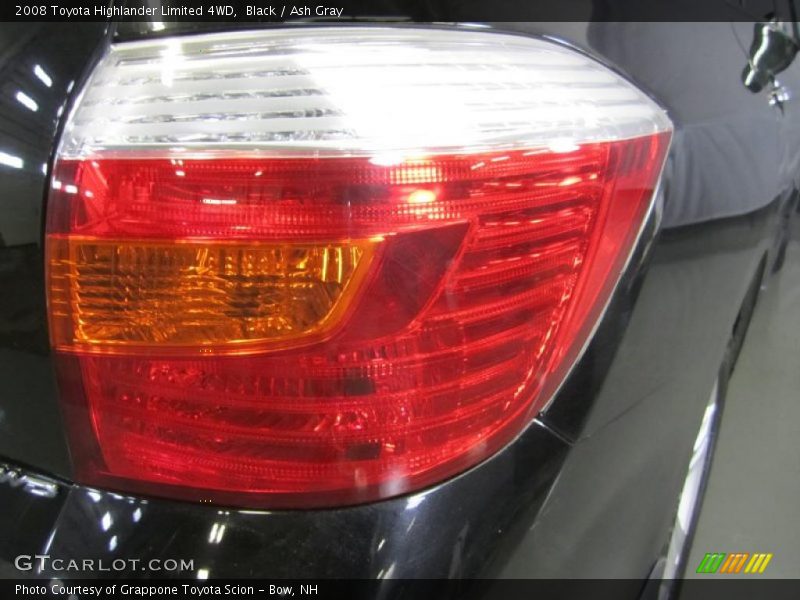 Black / Ash Gray 2008 Toyota Highlander Limited 4WD