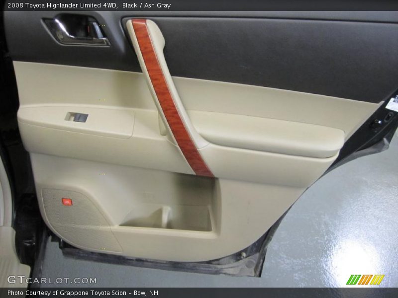 Black / Ash Gray 2008 Toyota Highlander Limited 4WD