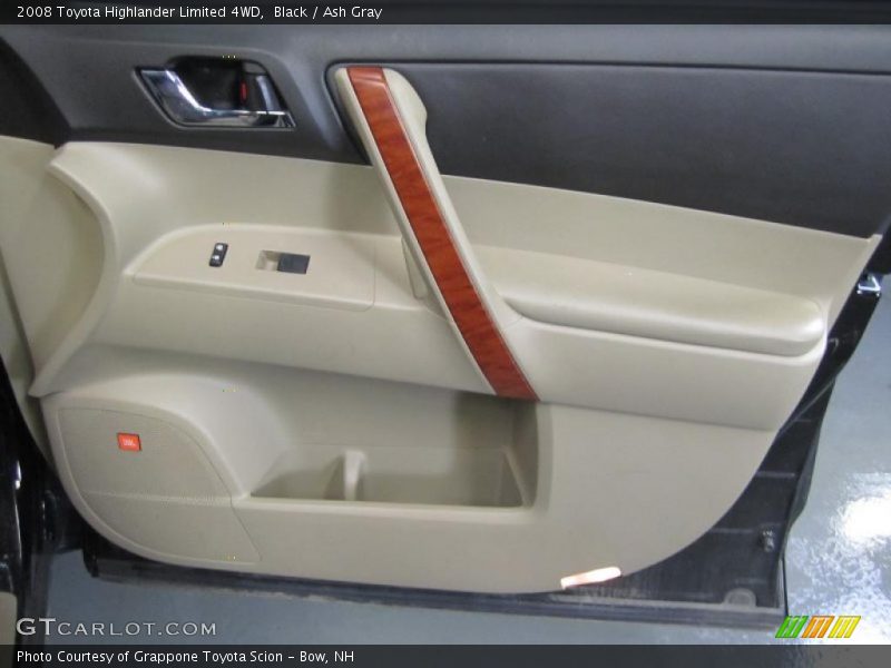 Black / Ash Gray 2008 Toyota Highlander Limited 4WD