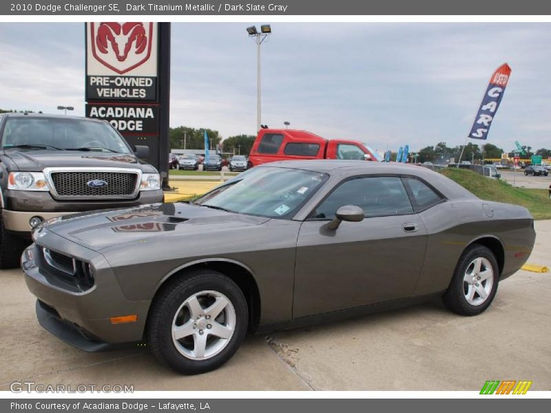 Dark Titanium Metallic / Dark Slate Gray 2010 Dodge Challenger SE