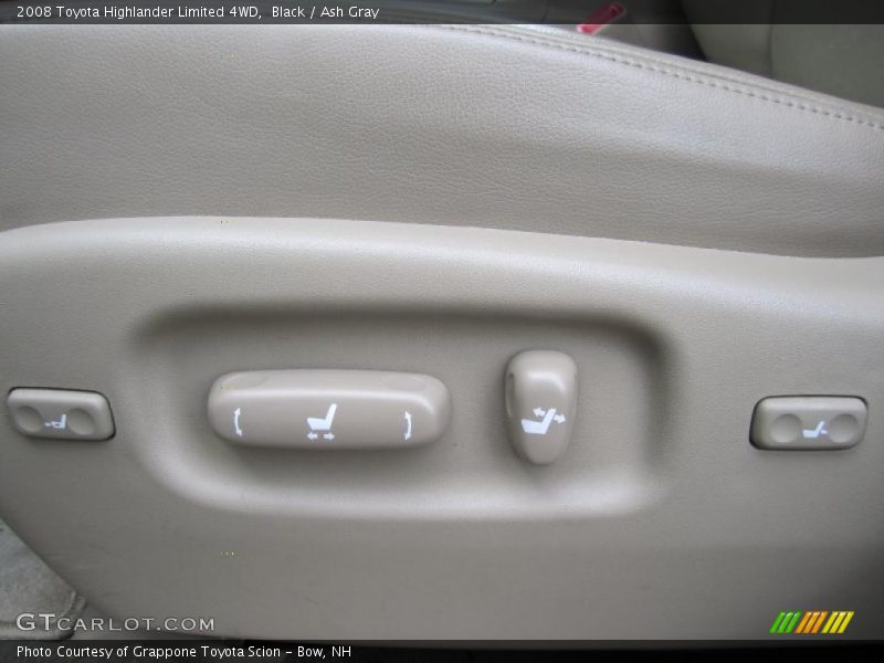 Black / Ash Gray 2008 Toyota Highlander Limited 4WD