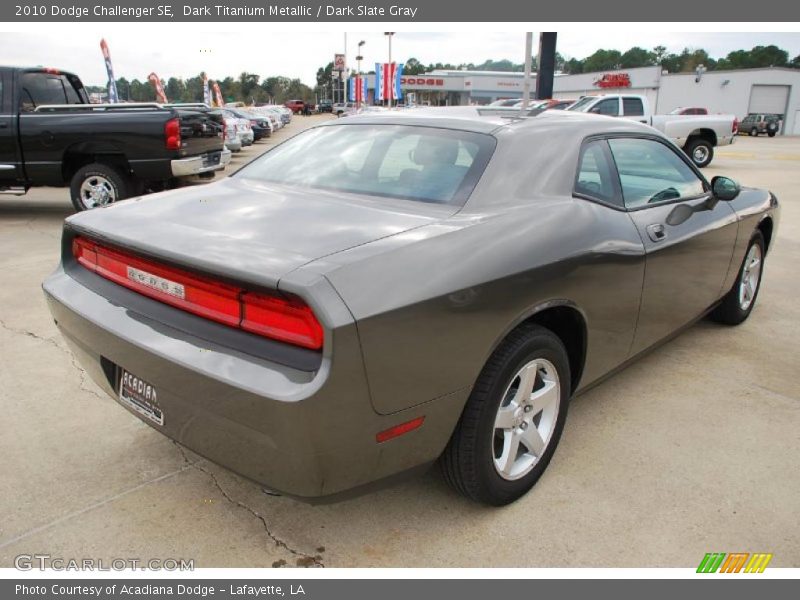 Dark Titanium Metallic / Dark Slate Gray 2010 Dodge Challenger SE