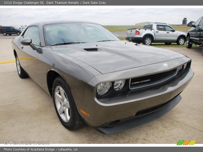 Dark Titanium Metallic / Dark Slate Gray 2010 Dodge Challenger SE