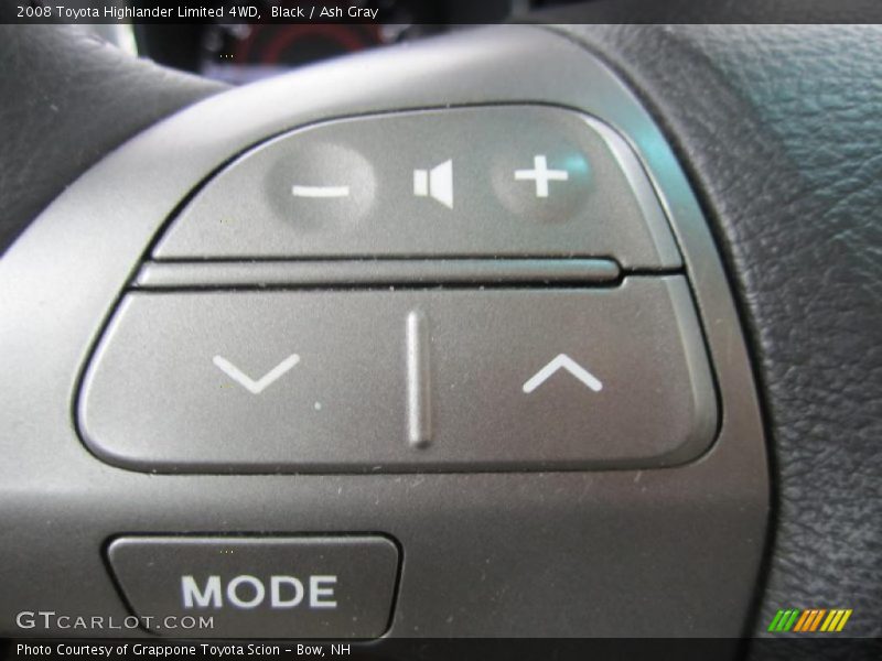 Black / Ash Gray 2008 Toyota Highlander Limited 4WD