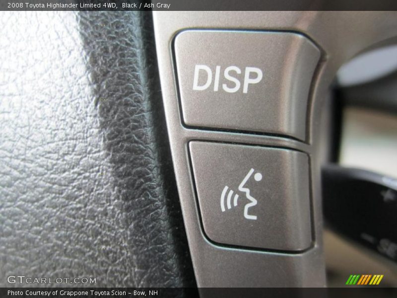 Black / Ash Gray 2008 Toyota Highlander Limited 4WD