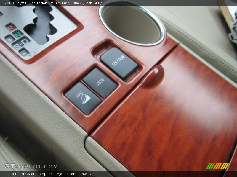 Black / Ash Gray 2008 Toyota Highlander Limited 4WD