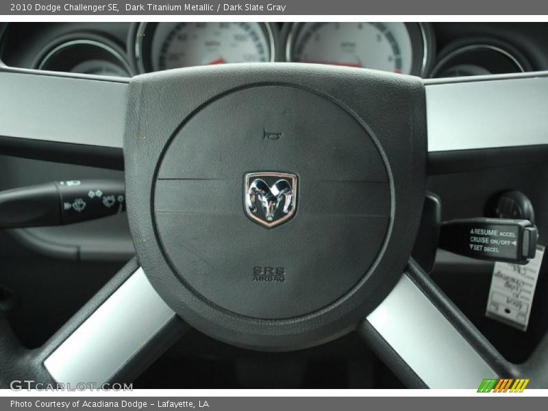 Dark Titanium Metallic / Dark Slate Gray 2010 Dodge Challenger SE