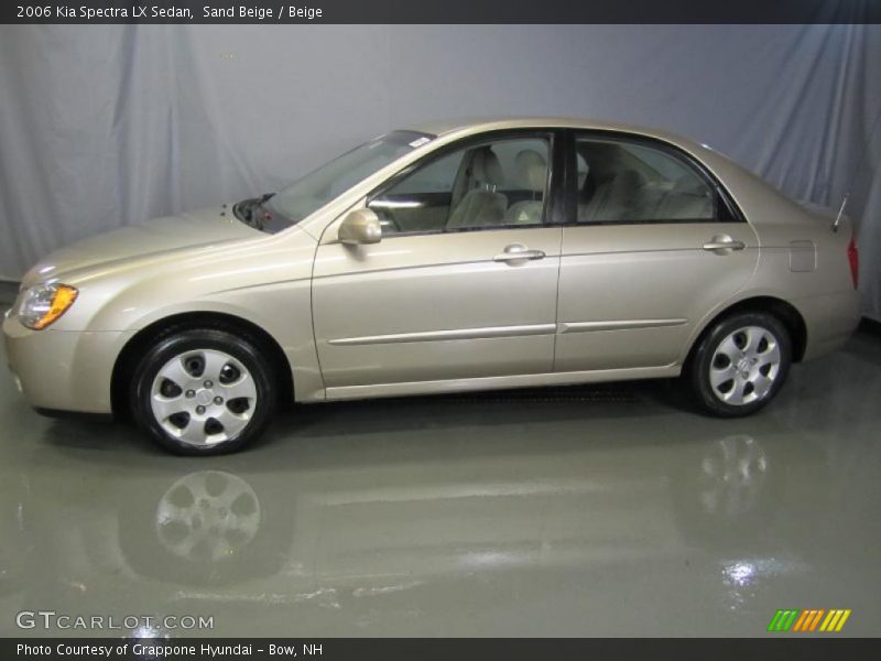 Sand Beige / Beige 2006 Kia Spectra LX Sedan