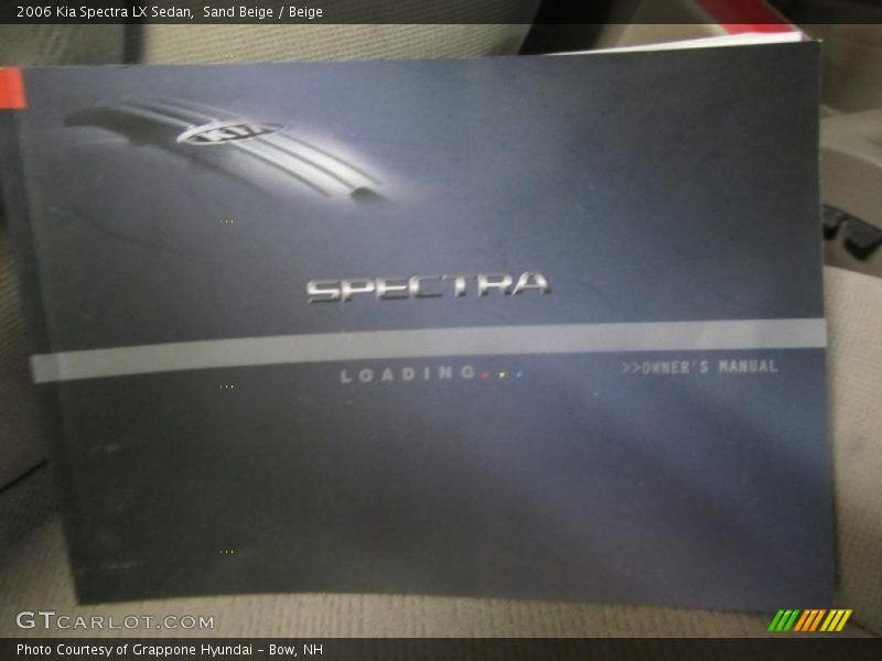 Sand Beige / Beige 2006 Kia Spectra LX Sedan