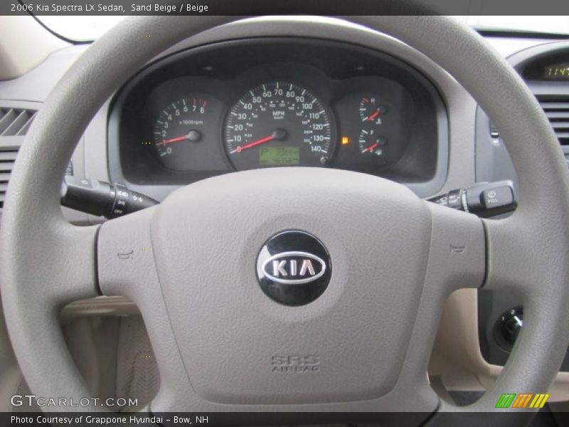 Sand Beige / Beige 2006 Kia Spectra LX Sedan