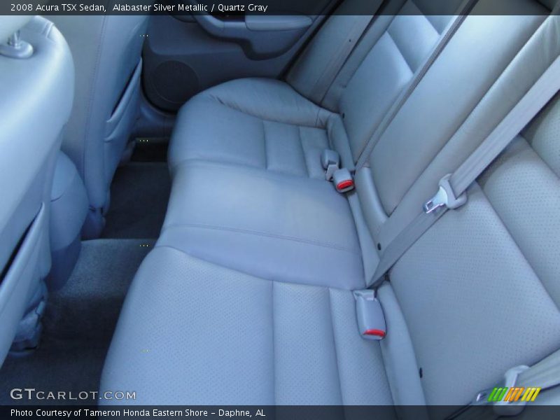 Alabaster Silver Metallic / Quartz Gray 2008 Acura TSX Sedan