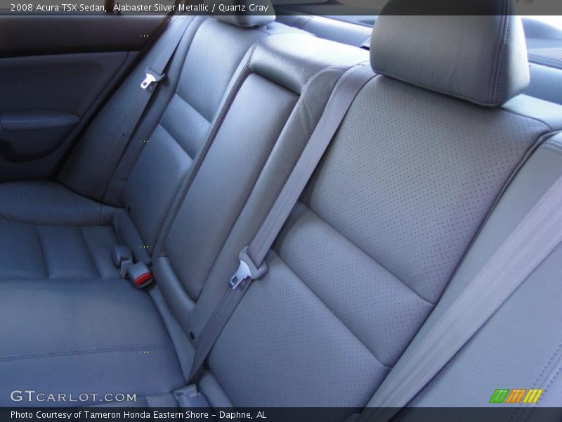 Alabaster Silver Metallic / Quartz Gray 2008 Acura TSX Sedan