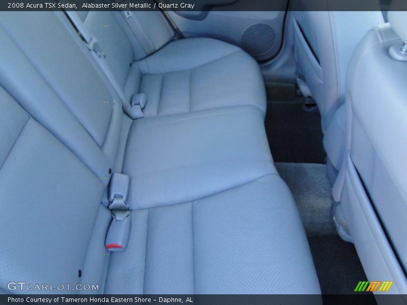 Alabaster Silver Metallic / Quartz Gray 2008 Acura TSX Sedan