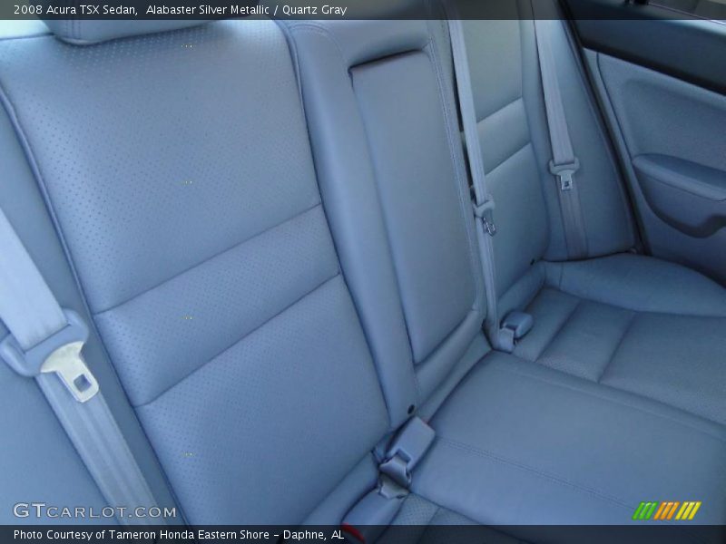 Alabaster Silver Metallic / Quartz Gray 2008 Acura TSX Sedan