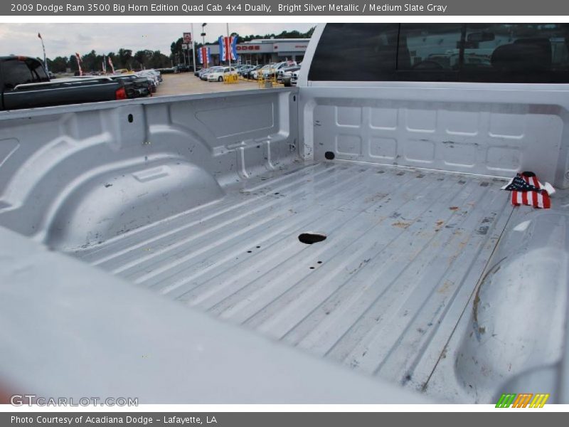 Bright Silver Metallic / Medium Slate Gray 2009 Dodge Ram 3500 Big Horn Edition Quad Cab 4x4 Dually