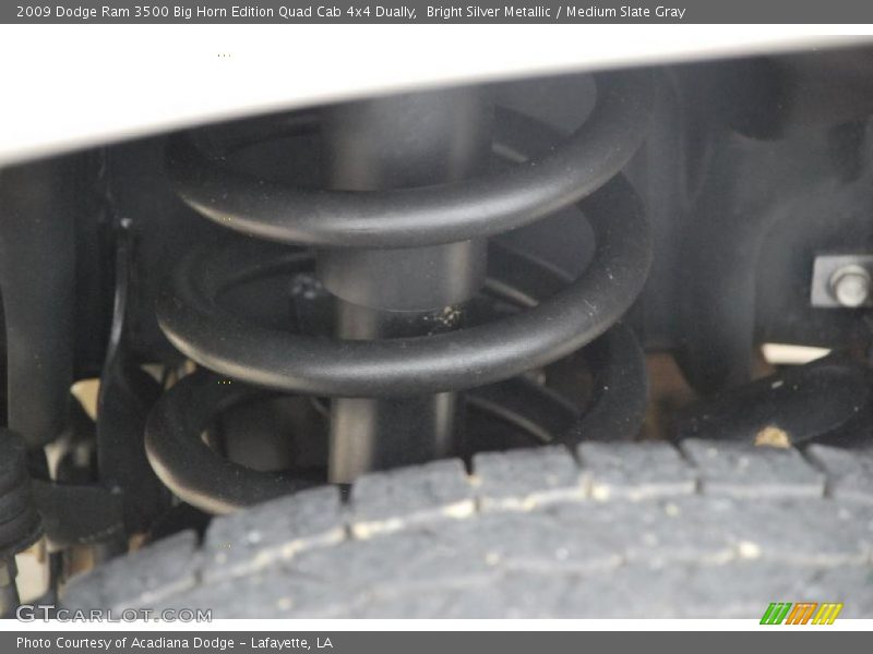 Bright Silver Metallic / Medium Slate Gray 2009 Dodge Ram 3500 Big Horn Edition Quad Cab 4x4 Dually