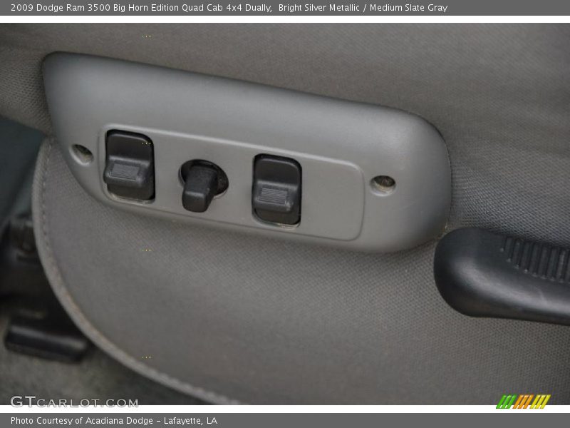 Bright Silver Metallic / Medium Slate Gray 2009 Dodge Ram 3500 Big Horn Edition Quad Cab 4x4 Dually