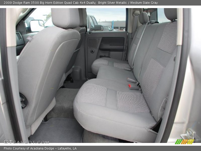  2009 Ram 3500 Big Horn Edition Quad Cab 4x4 Dually Medium Slate Gray Interior
