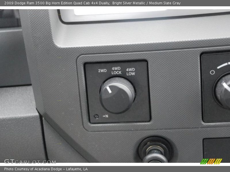 Controls of 2009 Ram 3500 Big Horn Edition Quad Cab 4x4 Dually