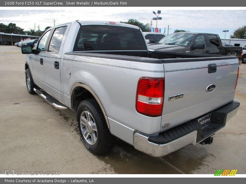 Silver Metallic / Medium/Dark Flint 2008 Ford F150 XLT SuperCrew