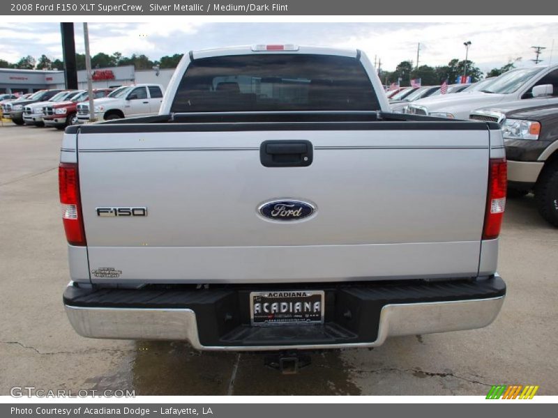 Silver Metallic / Medium/Dark Flint 2008 Ford F150 XLT SuperCrew