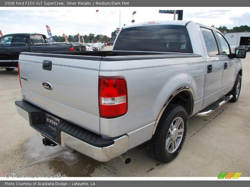 Silver Metallic / Medium/Dark Flint 2008 Ford F150 XLT SuperCrew