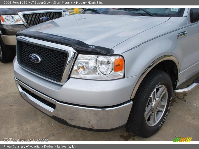 Silver Metallic / Medium/Dark Flint 2008 Ford F150 XLT SuperCrew