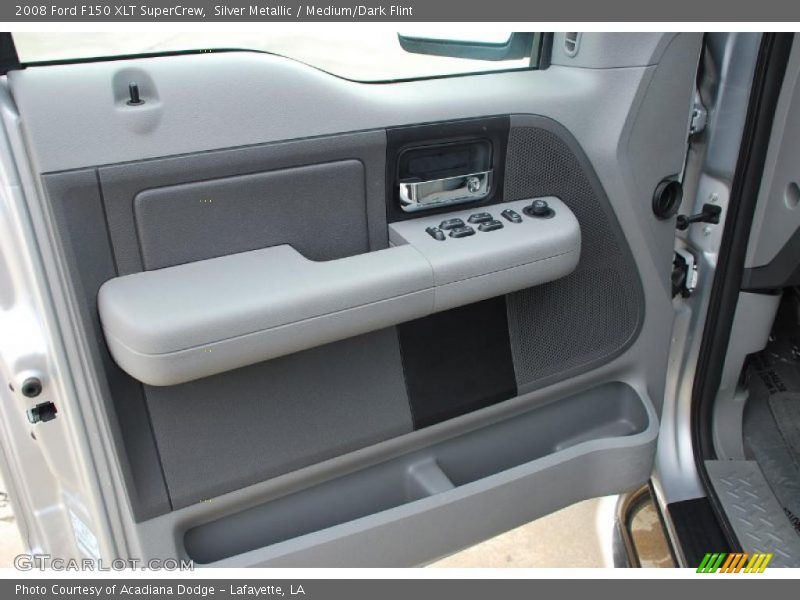 Silver Metallic / Medium/Dark Flint 2008 Ford F150 XLT SuperCrew