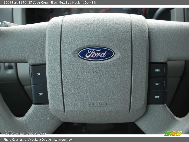 Silver Metallic / Medium/Dark Flint 2008 Ford F150 XLT SuperCrew