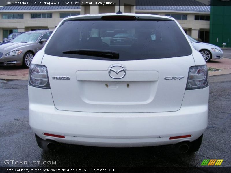 Crystal White Pearl Mica / Black 2009 Mazda CX-7 Touring AWD