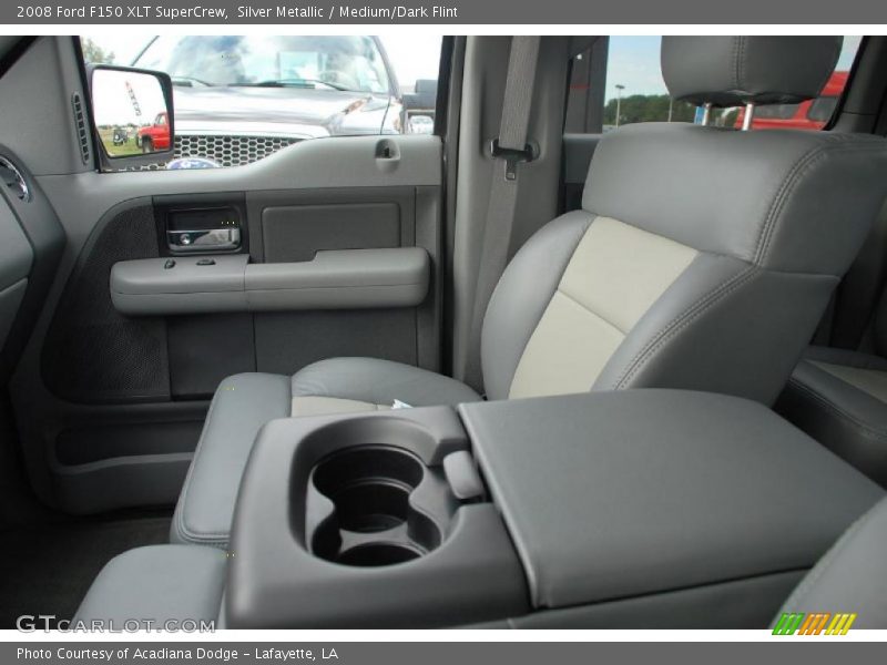 Silver Metallic / Medium/Dark Flint 2008 Ford F150 XLT SuperCrew