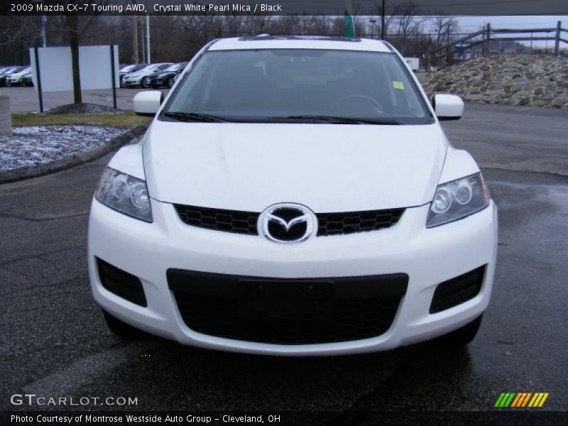 Crystal White Pearl Mica / Black 2009 Mazda CX-7 Touring AWD