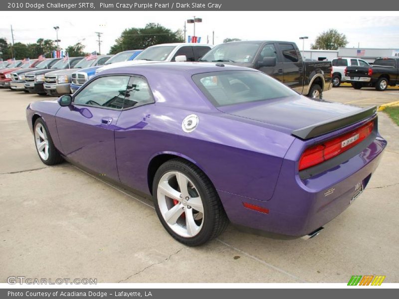 Plum Crazy Purple Pearl / Dark Slate Gray 2010 Dodge Challenger SRT8