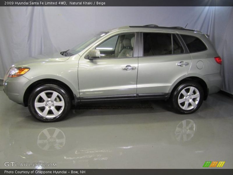 Natural Khaki / Beige 2009 Hyundai Santa Fe Limited 4WD