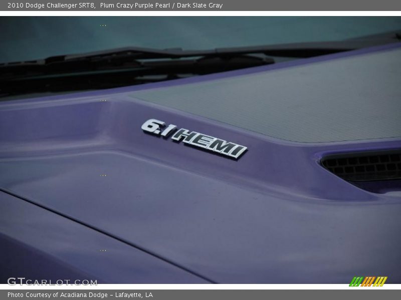 Plum Crazy Purple Pearl / Dark Slate Gray 2010 Dodge Challenger SRT8