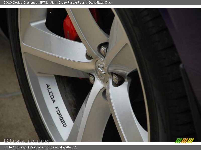 Plum Crazy Purple Pearl / Dark Slate Gray 2010 Dodge Challenger SRT8
