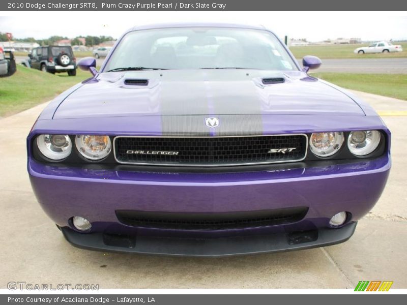 Plum Crazy Purple Pearl / Dark Slate Gray 2010 Dodge Challenger SRT8