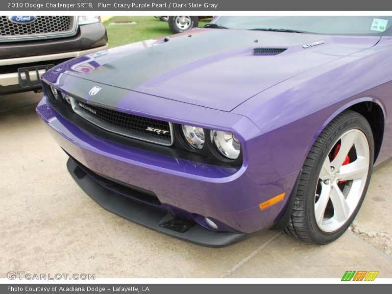 Plum Crazy Purple Pearl / Dark Slate Gray 2010 Dodge Challenger SRT8