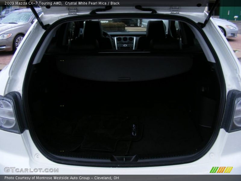 Crystal White Pearl Mica / Black 2009 Mazda CX-7 Touring AWD