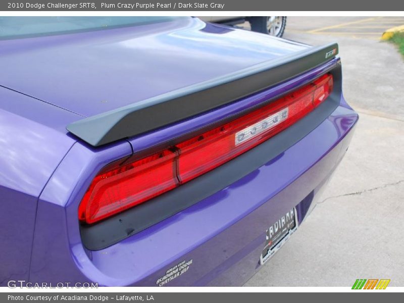 Plum Crazy Purple Pearl / Dark Slate Gray 2010 Dodge Challenger SRT8