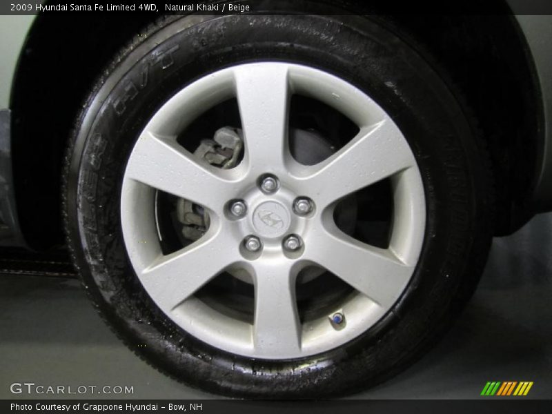  2009 Santa Fe Limited 4WD Wheel