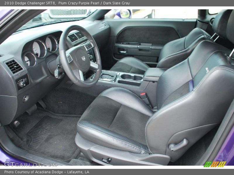 Plum Crazy Purple Pearl / Dark Slate Gray 2010 Dodge Challenger SRT8