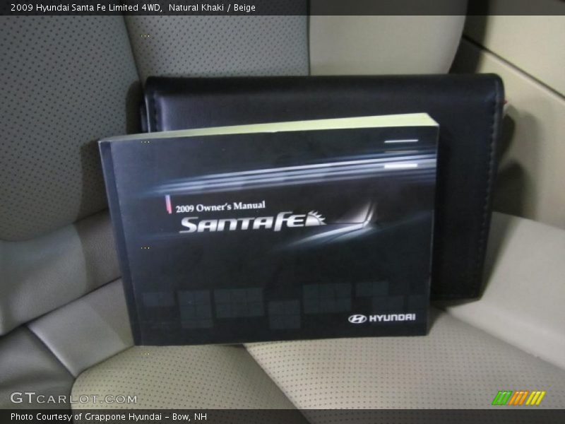 Natural Khaki / Beige 2009 Hyundai Santa Fe Limited 4WD
