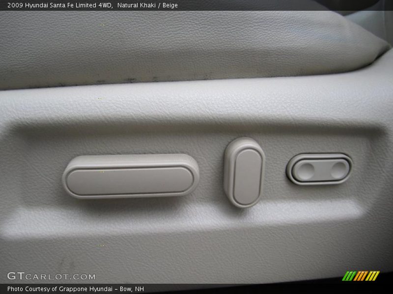 Natural Khaki / Beige 2009 Hyundai Santa Fe Limited 4WD