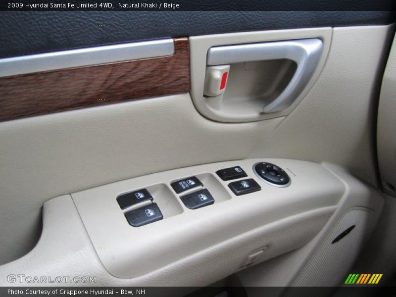 Natural Khaki / Beige 2009 Hyundai Santa Fe Limited 4WD