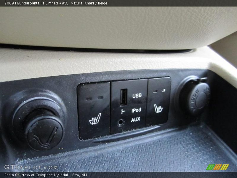 Natural Khaki / Beige 2009 Hyundai Santa Fe Limited 4WD