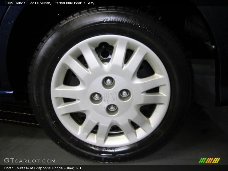 Eternal Blue Pearl / Gray 2005 Honda Civic LX Sedan